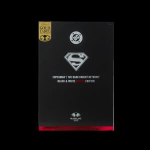 SUPERMAN (THE DARK KNIGHT RETURNS) BLACK & WHITE ACCENT EDITION GOLD LABEL